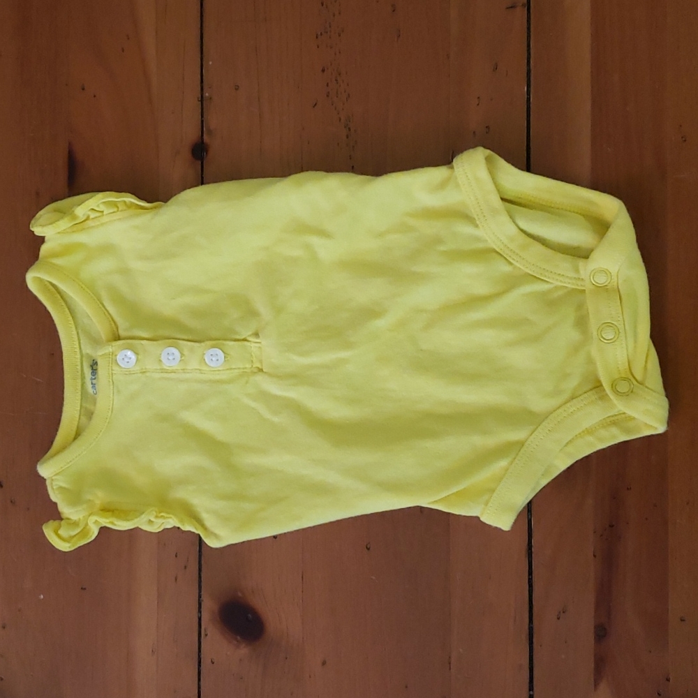 3/$10 - ONE yellow onesie (3M)
